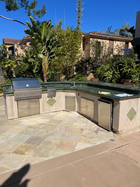 backyard kitchen 1